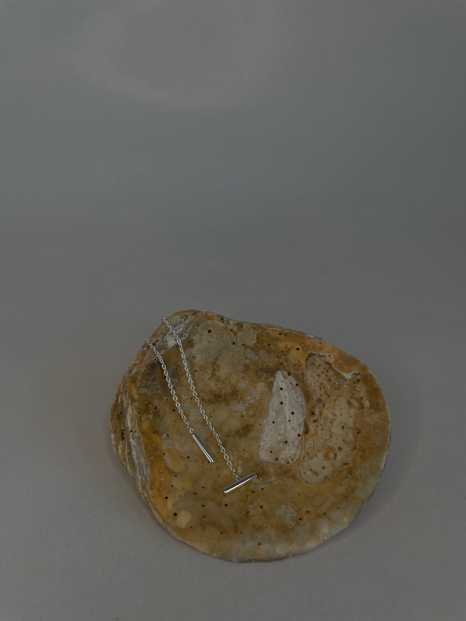 Kettenohrringe silber - noёmvri fashion label