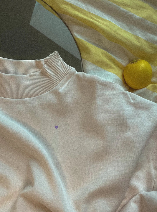 LILAC HEART - Sweatshirt - noёmvri fashion label