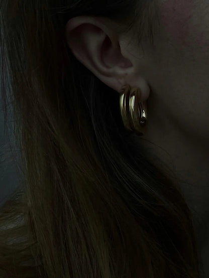 Twisted Creole - Luna big gold - noёmvri fashion label