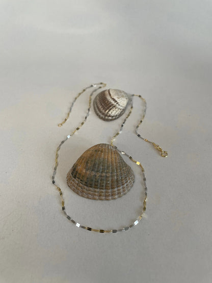 bicolor Tigeraugenkette - noёmvri fashion label