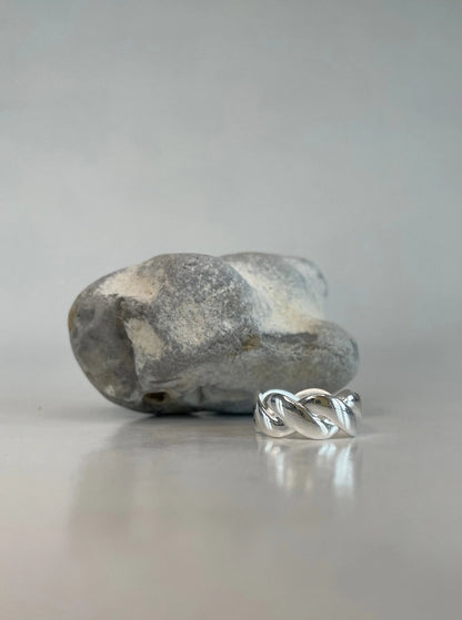 braid Ring silber - noёmvri fashion label