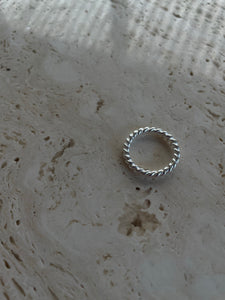 Swirl Ring silber