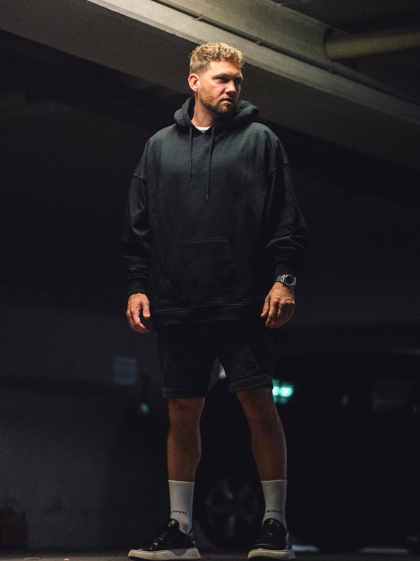 oversized Hoodie / black - noёmvri fashion label