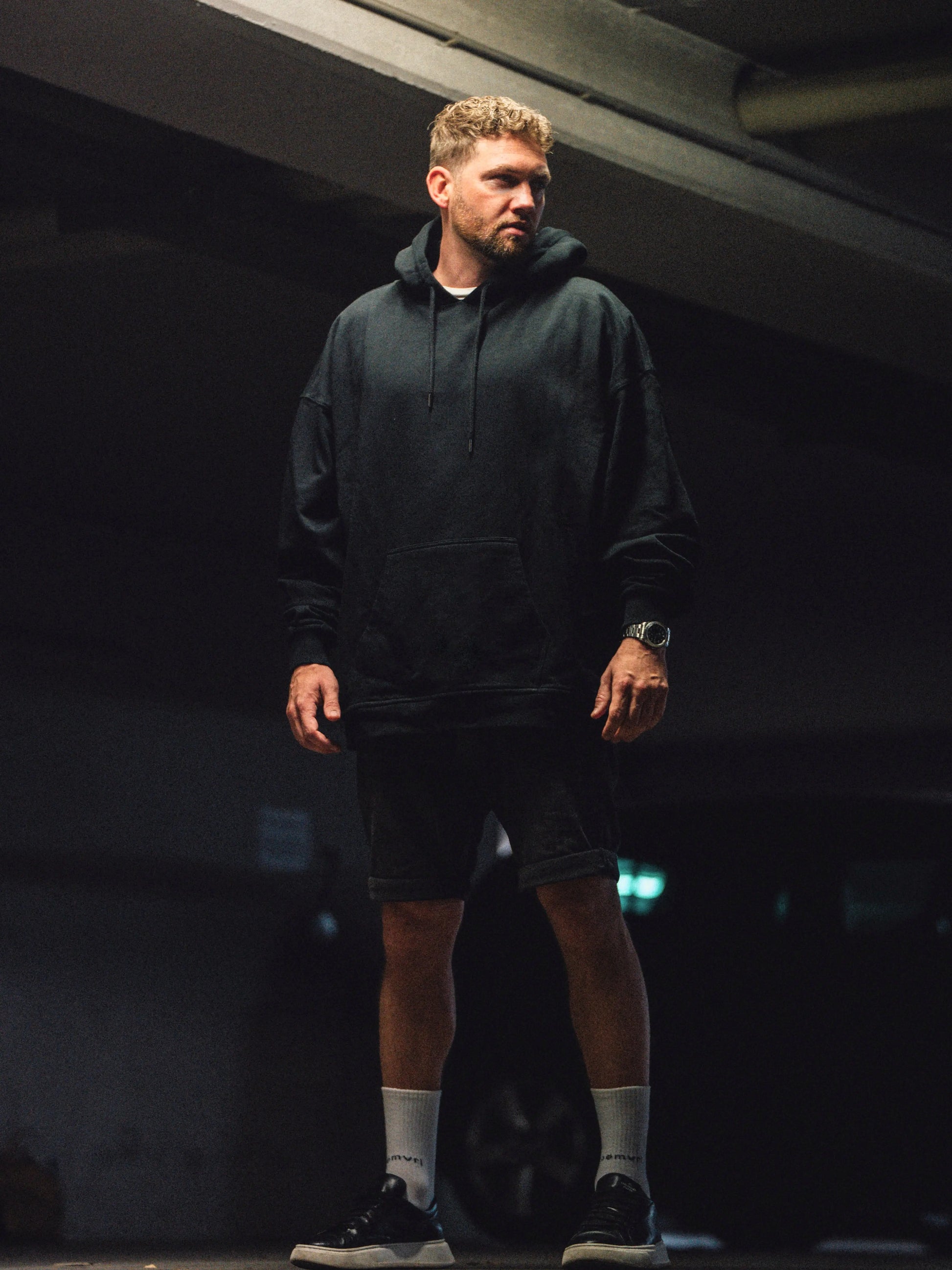 oversized Hoodie / black - noёmvri fashion label