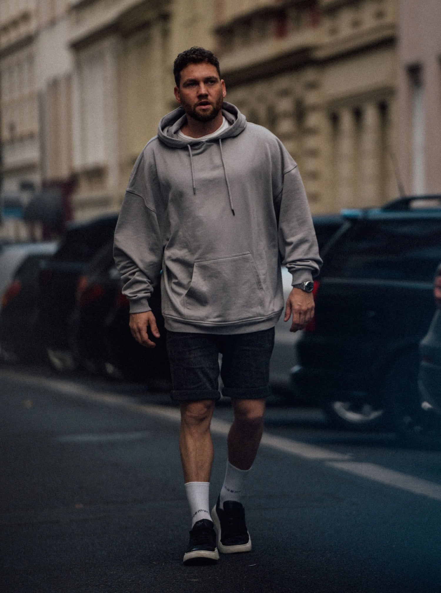 oversized Hoodie / grey - noёmvri fashion label